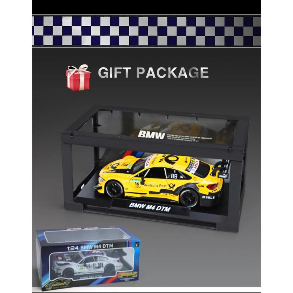 1/24 BMW M4 DTM Sound and Light M Power Alloy Metal Diecast Car Model Racing Series High Top Choice Collectibles Hobby Gift Boys