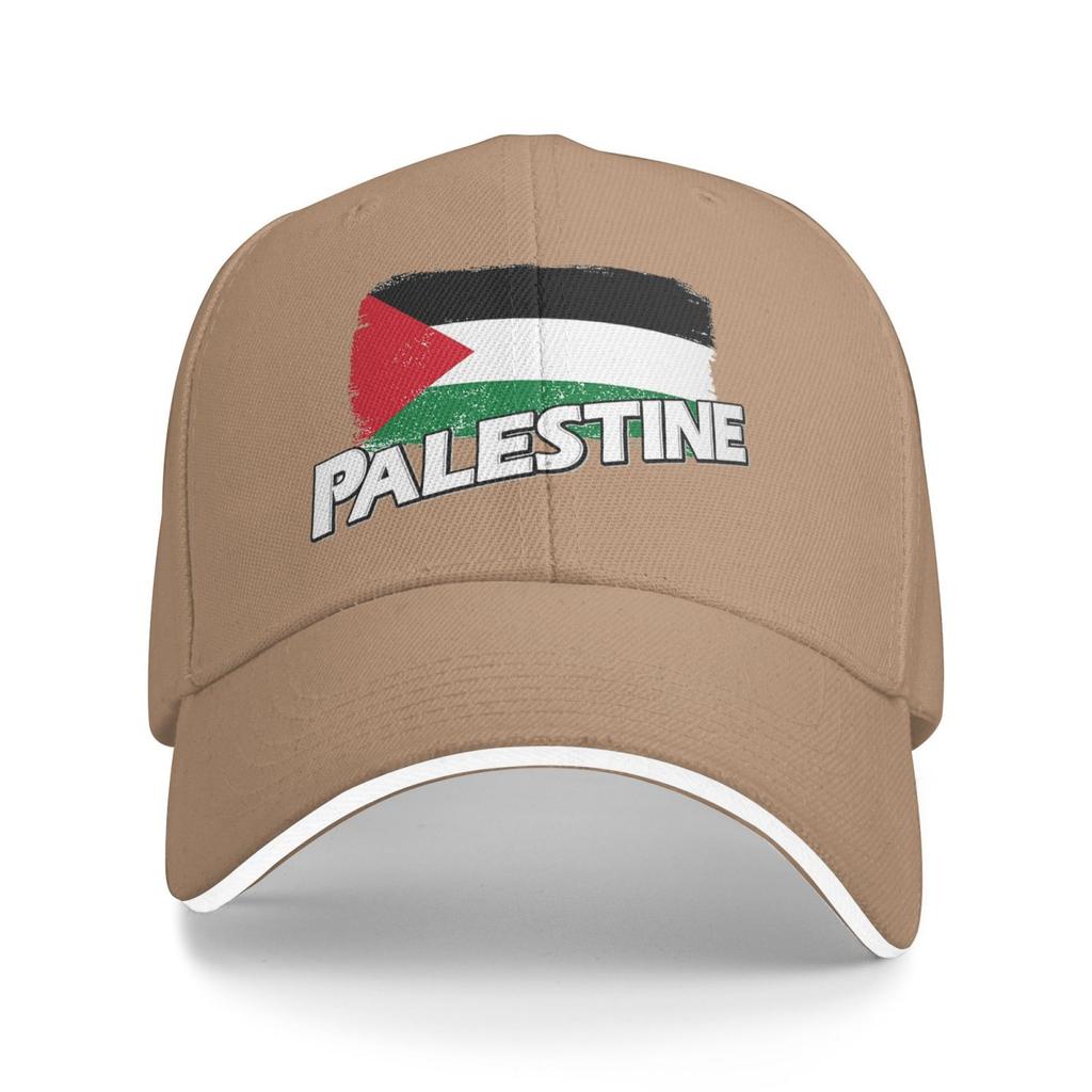 Palestine Flag Print Baseball Caps Unisex Adjustable Sandwich Hat Vintage Outdoor Summer Travel Sun Snapback Cap Outlet