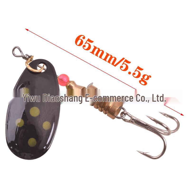 Rotating Hand-Cranked Sequin Blade Spinner Lure Set