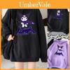 Kawaii Kuromi Hoodie Met Grunge Gothic Punk Cartoon Print Voor Harajuku Mode