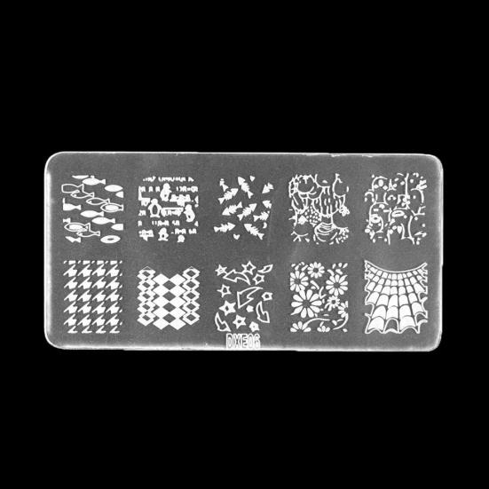 Nail art Stamping Platte Vorlage Stamper Schaber Maniküre Schönheit DIY Tools Set