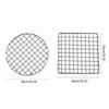 Camping Grill Grate Mesh Pads Square Round Grilling Mesh Fire Cooking Outdoor Picnic- BBQ Camping Pot Firewood- Rack