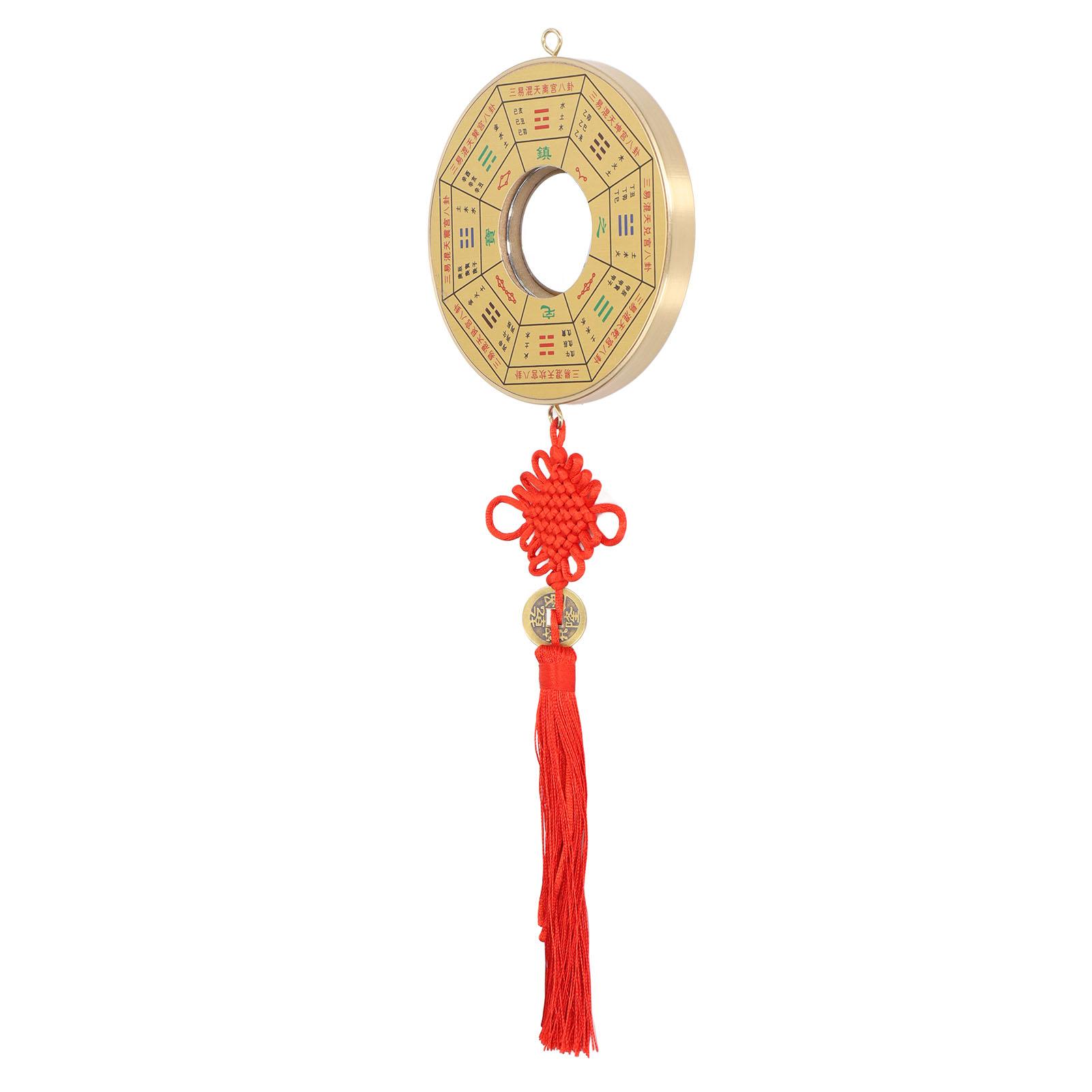 Зеркало Багуа Фэн-шуй Поглощает Положительную Энергию Приносит Богатство Удачу Подвеска Зеркало Багуа Автомобиль