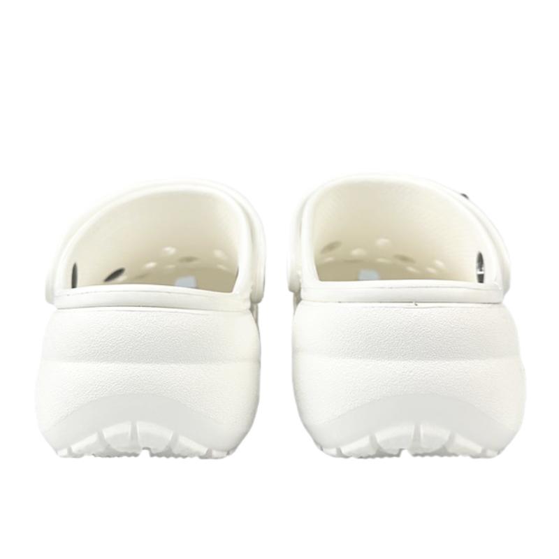 Crocs Classic Platform Clog BNK Butt Panda Cute Playful Vivid Vintage Beach Hole Shoes Women's Black & White