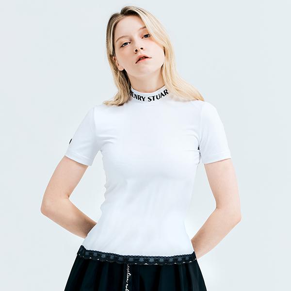 Женская кружевная футболка с коротким рукавом Henry Stuart Белая White/L[100]