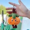 Persimmon Ruyi Plush Pendant: Creative Cartoon Fruit Keychain & Bag Accessory