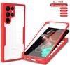 360 Full Protection Case For Samsung S23 S22 S21 Ultra Plus FE A53 A52 A13 A32 A33 A73 A71 A51 A23 A22 Double-Sided Shock Cover