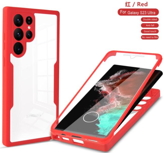 360 Full Protection Case For Samsung S23 S22 S21 Ultra Plus FE A53 A52 A13 A32 A33 A73 A71 A51 A23 A22 Double-Sided Shock Cover