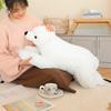 Cute Simulation Polar Bear Doll Plush Toy Lying Down Bear Hugging Bear Doll Children'S Rag Doll Birthday Gift