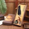 Retro Feather Dipped Pen Set, Solid Color Quill Pen Can Replace Nib Creative Holiday Gift