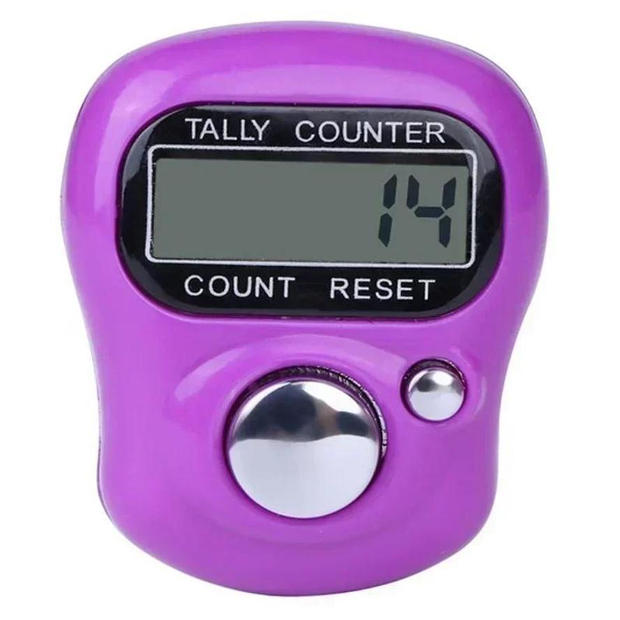 1 Pcs Mini Point Marker And Row Finger Meter LCD Electronic Digital Tally Counter For Sewing Knitting Weave Tool