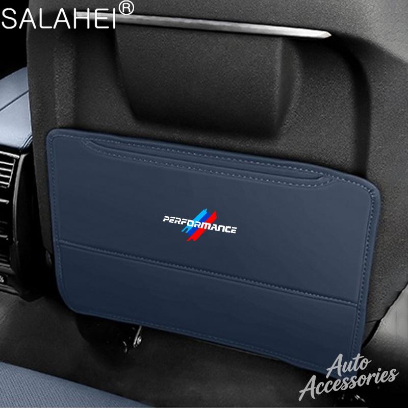 Leather Car Seat Back Anti Kick Pad Prevent Dirt Protection Covers For BMW Performance E46 E90 F20 E39 E91 E87 E60 E93 E34 X3 X5 ZAH5