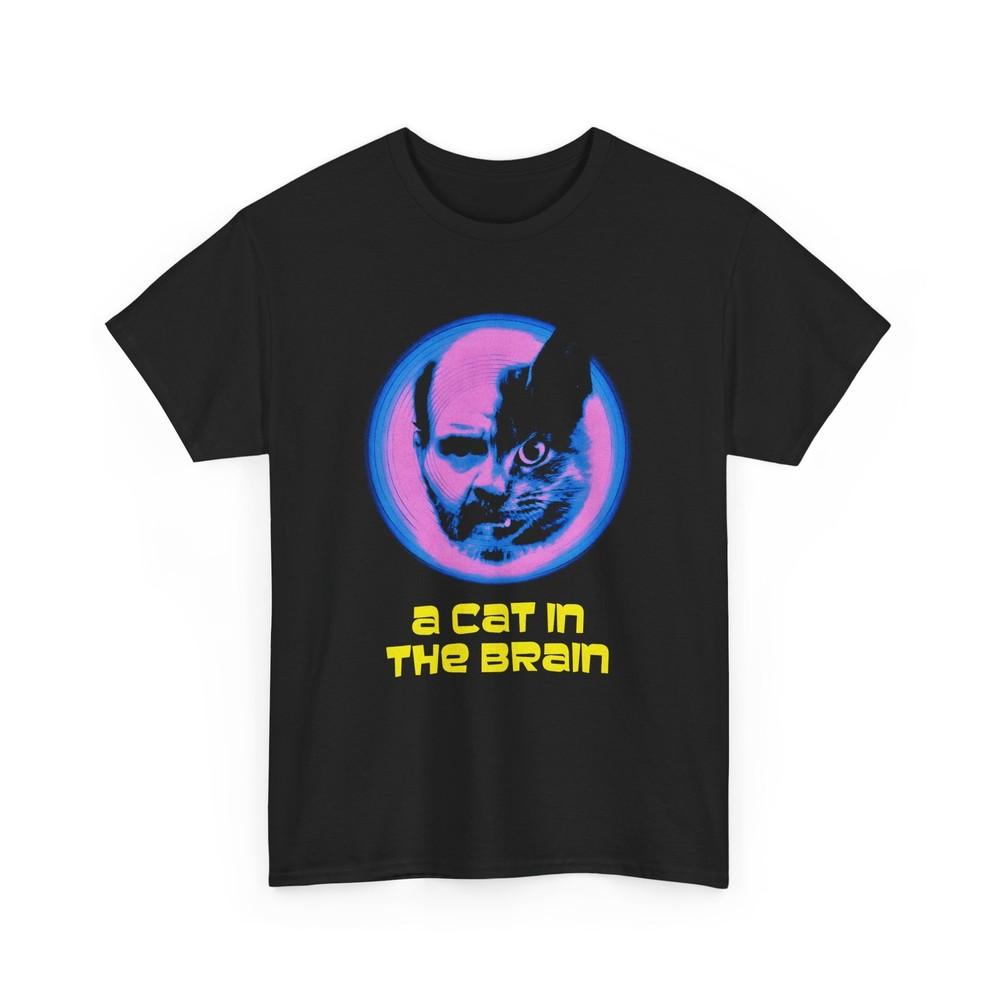 

1990 a cat in the brain movie poster tshirt S