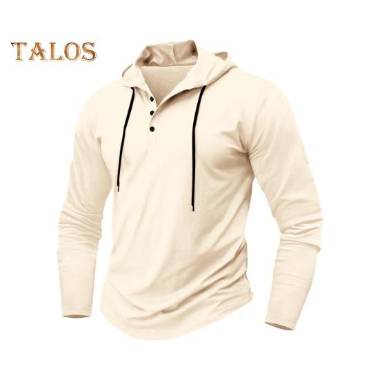 Podzim Jaro Muži Košile S kapucí Stahovací šňůrka Dlouhé rukávy Svetr Tenký Jednobarevný Střední délka Běžné Denní nošení Práce Škola Sportovní Top