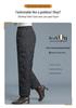 Chic High-Waisted Goose Down Winter Pants for Middle-Aged Women