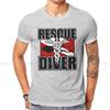 Dive Scuba Diving Tshirt For Men Rescue Diver Soft Casual Tee T Shirt Novelty New Design Loose