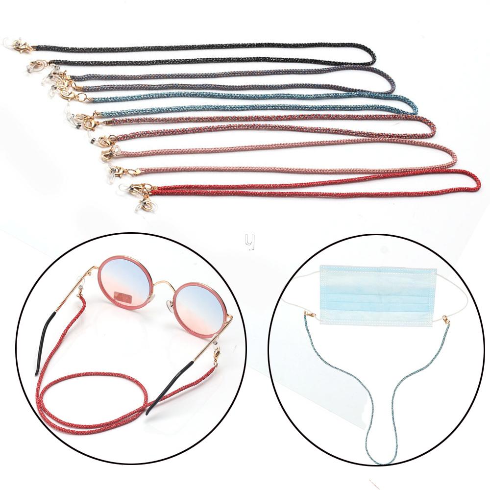 Nylon Rope Hanging Lanyard Anti-Slip Eyeglass Lanyard Mask Holder Strap Eyeglass Chains Neck Strap