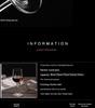 Shidao Tulip Crystal Wine Glass: High-Stemmed Glass for Spirits & Red Wine, Ideal for Home & Bar Use