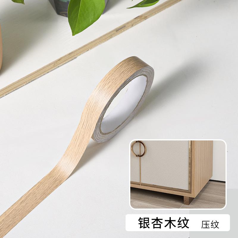 Wood Grain Tape, Wood Color Border Decoration Strip, Cabinet Furniture, Wooden Board Edge Banding Strip, Floor Gap Sticker