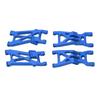 RC Front and Rear Lower Suspension Arm Set Aluminum Alloy RC Swing Arm Set for LOSI 1 10 22S 2WD RC Cars Blue