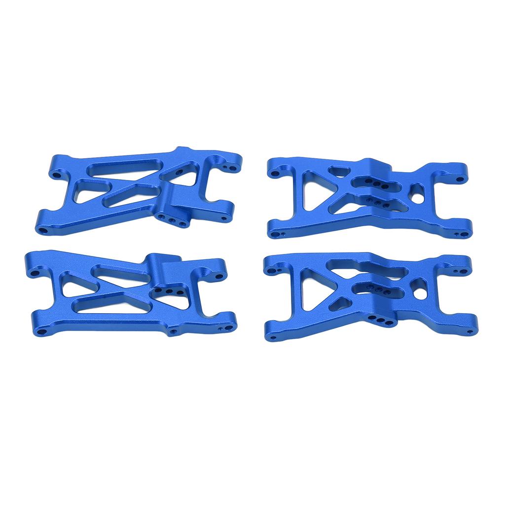 RC Front and Rear Lower Suspension Arm Set Aluminum Alloy RC Swing Arm Set for LOSI 1 10 22S 2WD RC Cars Blue