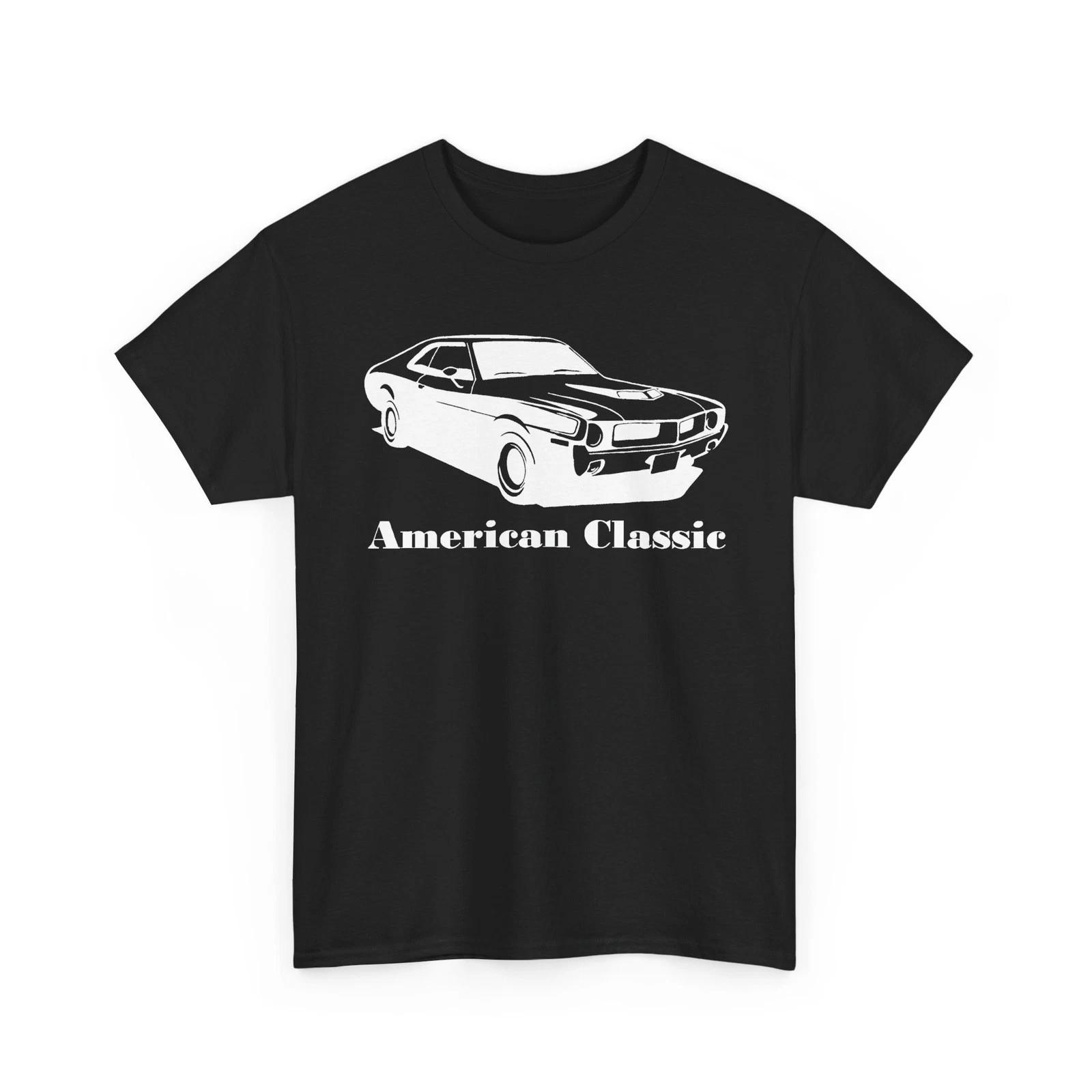 American Classic AMC Javelin 1970 s AMX Muscle Car Unisex Heavy Cotton TShirt S