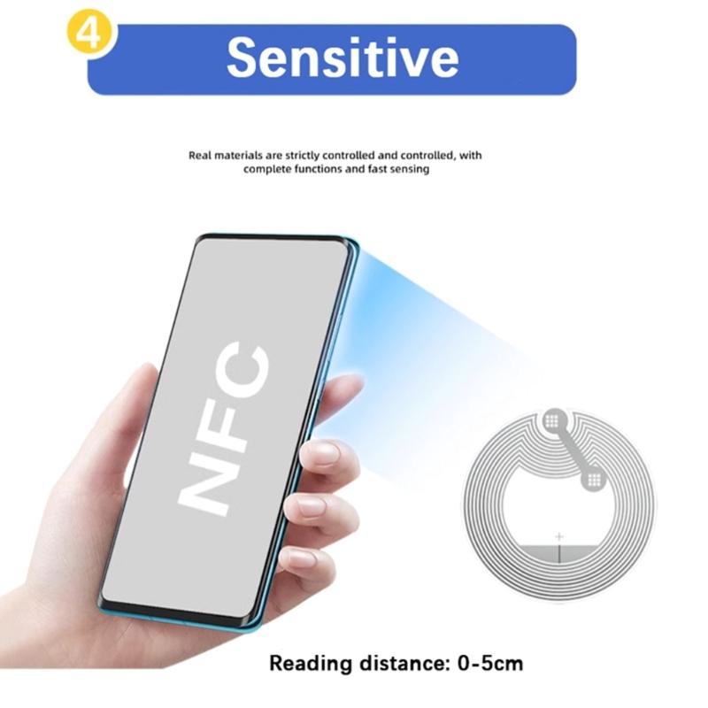 Programmable S50 Electronic Sticker ISO14443A Compatible for Access Control device & Security