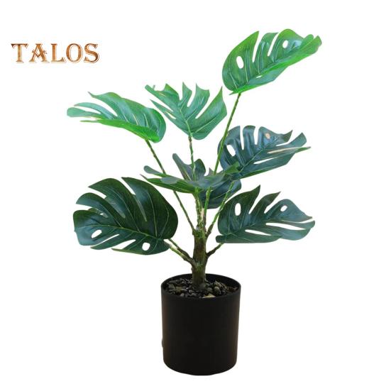 Künstlicher Bonsai-Baum mit Licht, USB-betrieben, Topfbaum für den Schreibtisch, realistisches Grün, künstliche Grünpflanze für die Dekoration im Büro und zu Hause