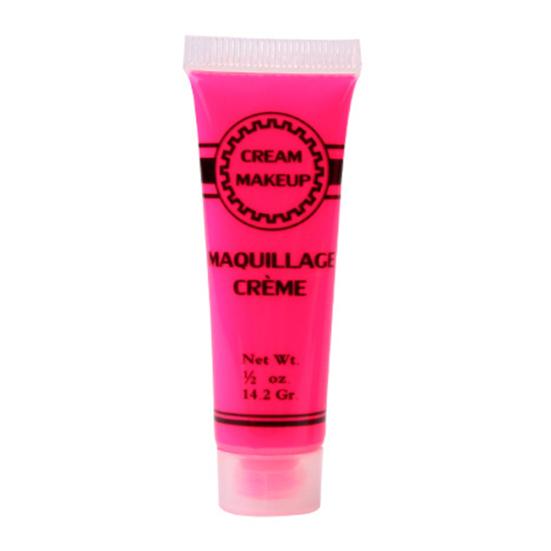 

Paint Cream Tube Luminous Makeup Tools 19/14.2g Art Face Body Paint for Halloween S рожевий червоний колір