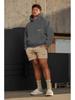 YOUNGLA Men's Oversized Pullover Hoodie Double-Layer Printed Fitness Jacket