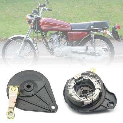 Verbesserte Motorrad-Trommelbremsbelag-Schuh-Trommelnabenbaugruppe vorn hinten für Elektrofahrzeuge, einfache Installation, langlebig