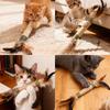 Oversized Catnip Wood Polygonum Grinding Stick Cat Toy Cat Teaser Stick Cat Self-hi Boredom Resistant Scratch Resistant Bite Cat Grass Ball