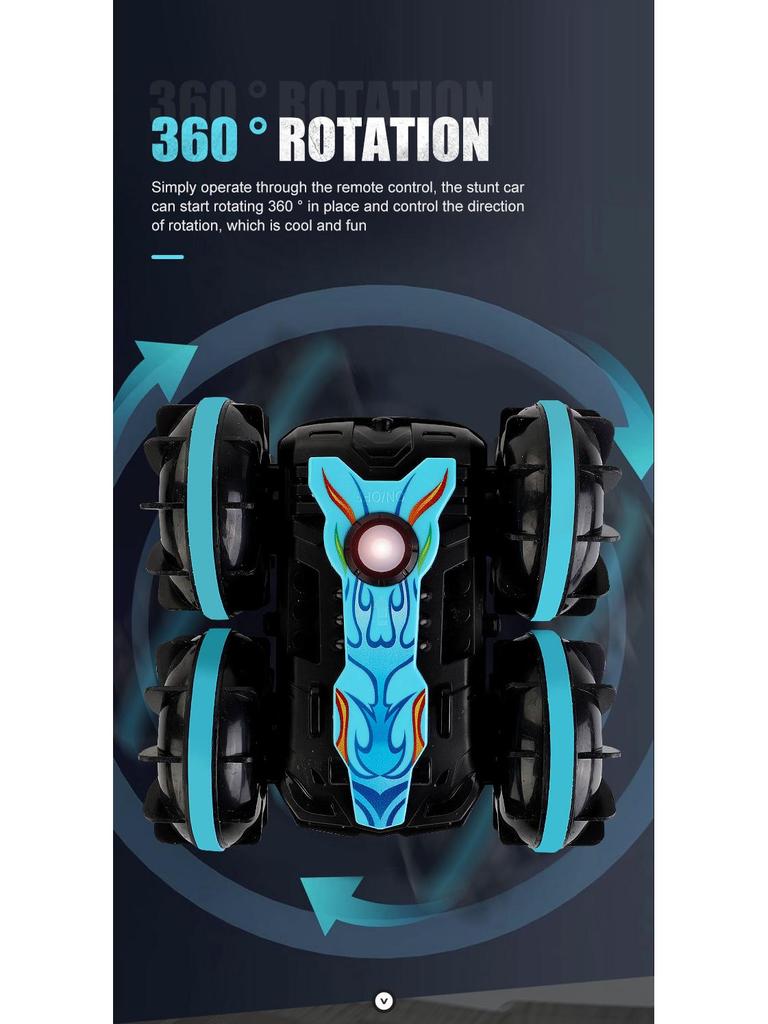 2.4G Dual-Sided Amphibious Remote Control Car with Gesture Control