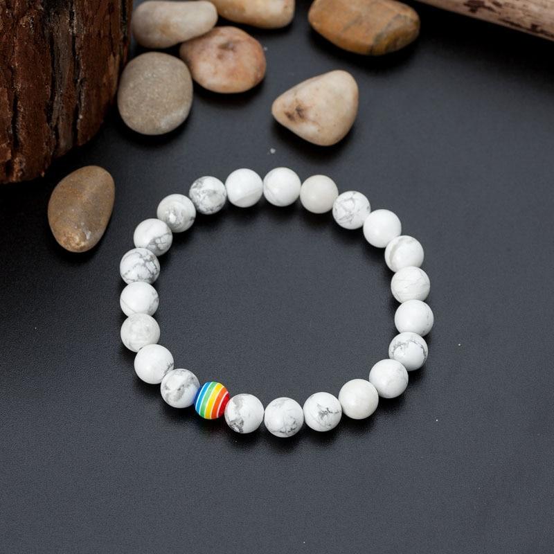 Rainbow Couple Bracelet Men Bileklik Jewelry Bracelets For Women Erkek Bileklik Pulseras Mujer Pulseira Femme Masculina Armband