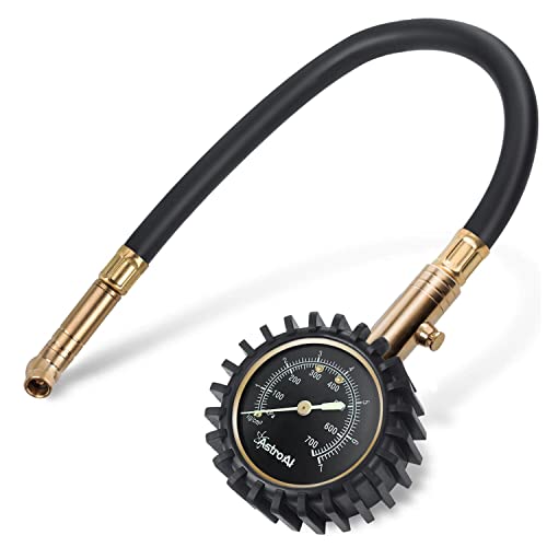 AstroAI Air Gauge, Tire Gauge, 700 KPA Air Pressure Gauge, Pneumatic Gauge, Self-Luminescent Function,
