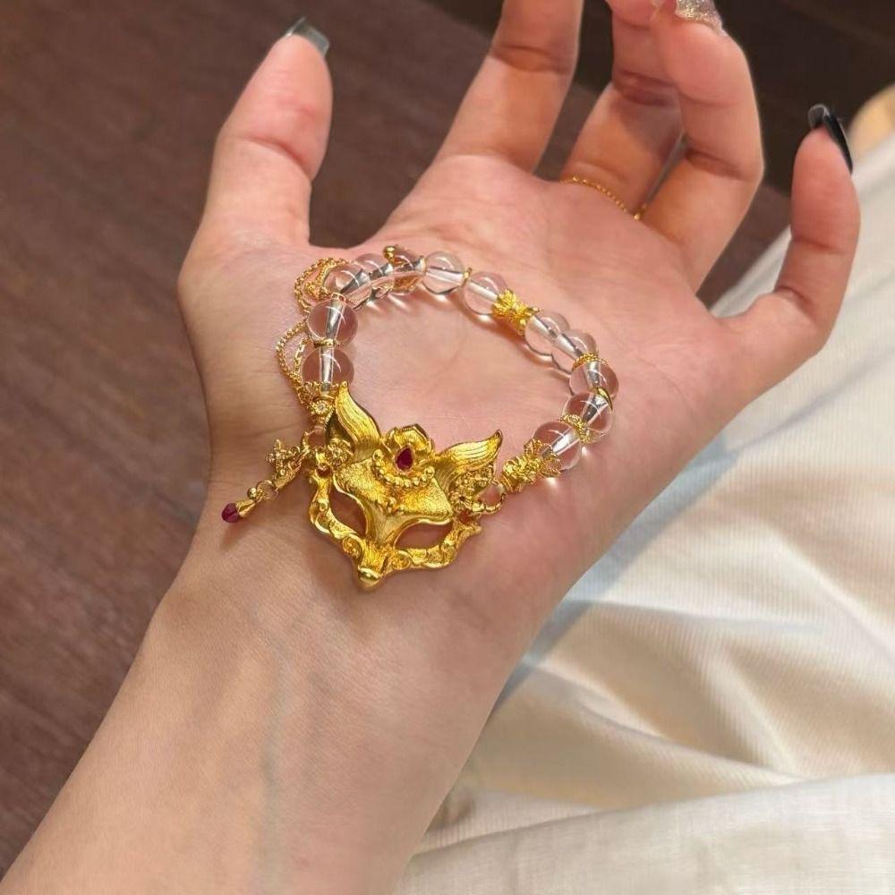 Zinc Zinc Alloy Chinese Style Necklace Exquisite Handmade Bead Bracelet  Jewelry Accessories