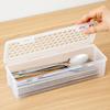 Dishwasher Tableware Cleaning Box Chopstick Cage Plastic Chopsticks Spoons Drain Storage Rack Tableware Storage Basket
