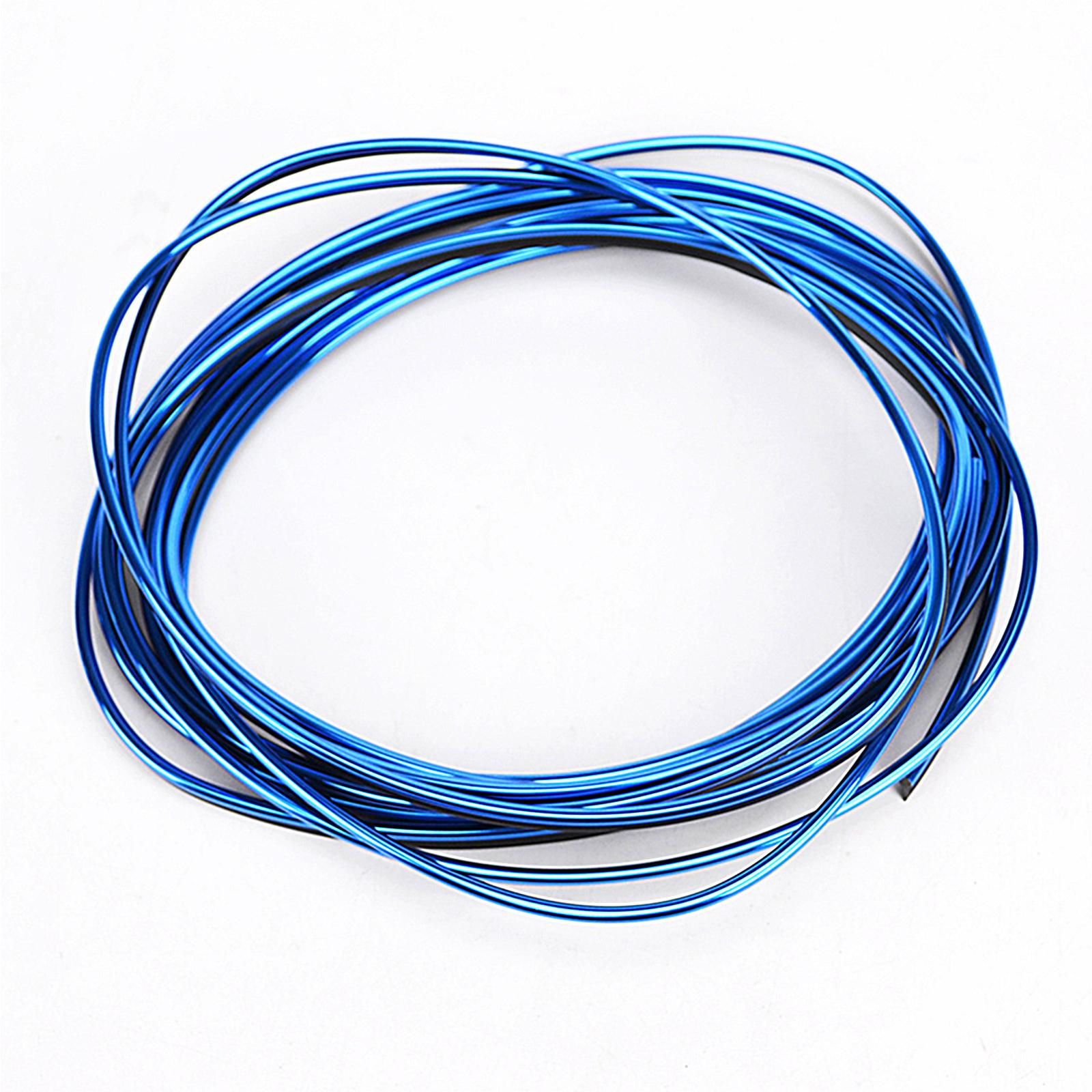 1 шт. 5 м Универсальная Цветная Молдинг-линия для Зазоров Края Панели Двери, Отделка Салона Автомобиля, Линия-полоса, Заполнители Зазоров, Уплотнительные Молдинг-полосы