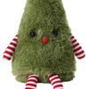 Festive Atmosphere Soft Furnishings Christmas Tree Plush Ornament with Dangling Legs, Cute Stuffed Figure, for Home Doll Living Room Sofa And