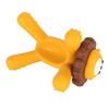 Lion Shape Baby Teether Toys Washable Soft Silicone Infant Chew Toys Newborn Oral Motor Training