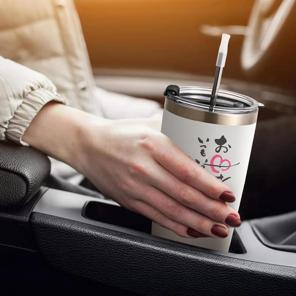 Livole Mother's Day Gift for Mom, Vacuum Insulated Stainless Steel Tumbler with Lid and Straw, Keeps Drinks Hot or Cold, Perfect Gift for Respect for