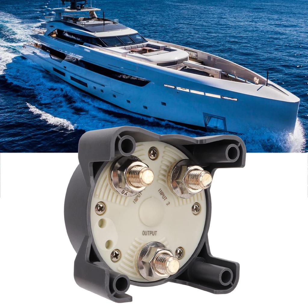 500A Marine Disconnect Switch Heavy Duty 4 Position Selector Switch for Car RV Marine Boat Truck Vehicle
