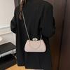 Niche light luxury diamond-encrusted dinner bag  new trendy texture chain handbag versatile hard shell women's messenger bag