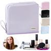 Standing Travel Makeup Bag for Women with Compartments Skincare Brush Organizer Pouches Makeup Organizer Portable Toiletry Bag