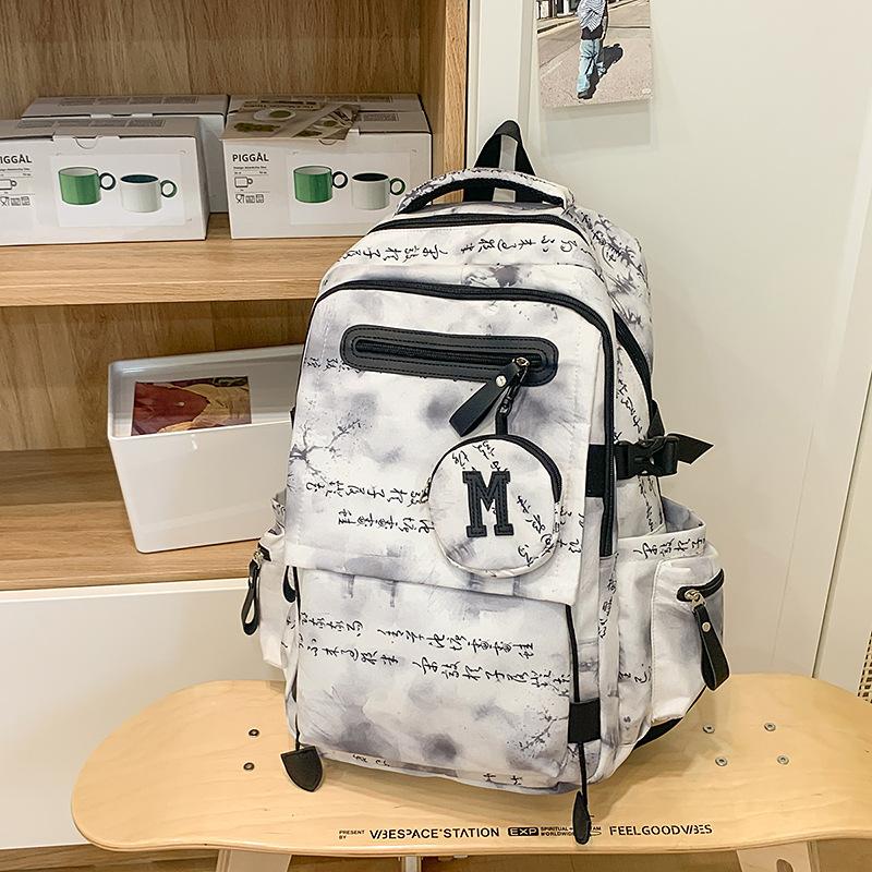 School Bag High Value School Bag Female Newborn Large Capacity Women's Large Backpack High Leisure Computer Travel Bag