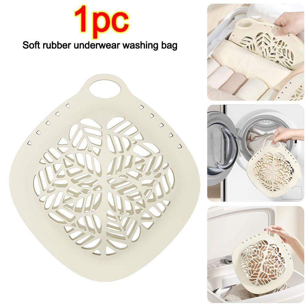 Durable Silicone Bra Laundry Bag Mesh Anti-Deformation Underwear Washing Care Bag Underwear Washing Bags for Washing Machine