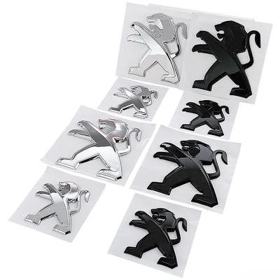 ABS 3D leví znak Přední kapota Zadní víko kufru Znak pro 2008 3008 2021 2022 2023 Samolepky na auto Nálepky Doplňky pro styling