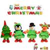 Singing Dancing Christmas Christmas Tree Snowman Plush Doll Gift Decorative Toys