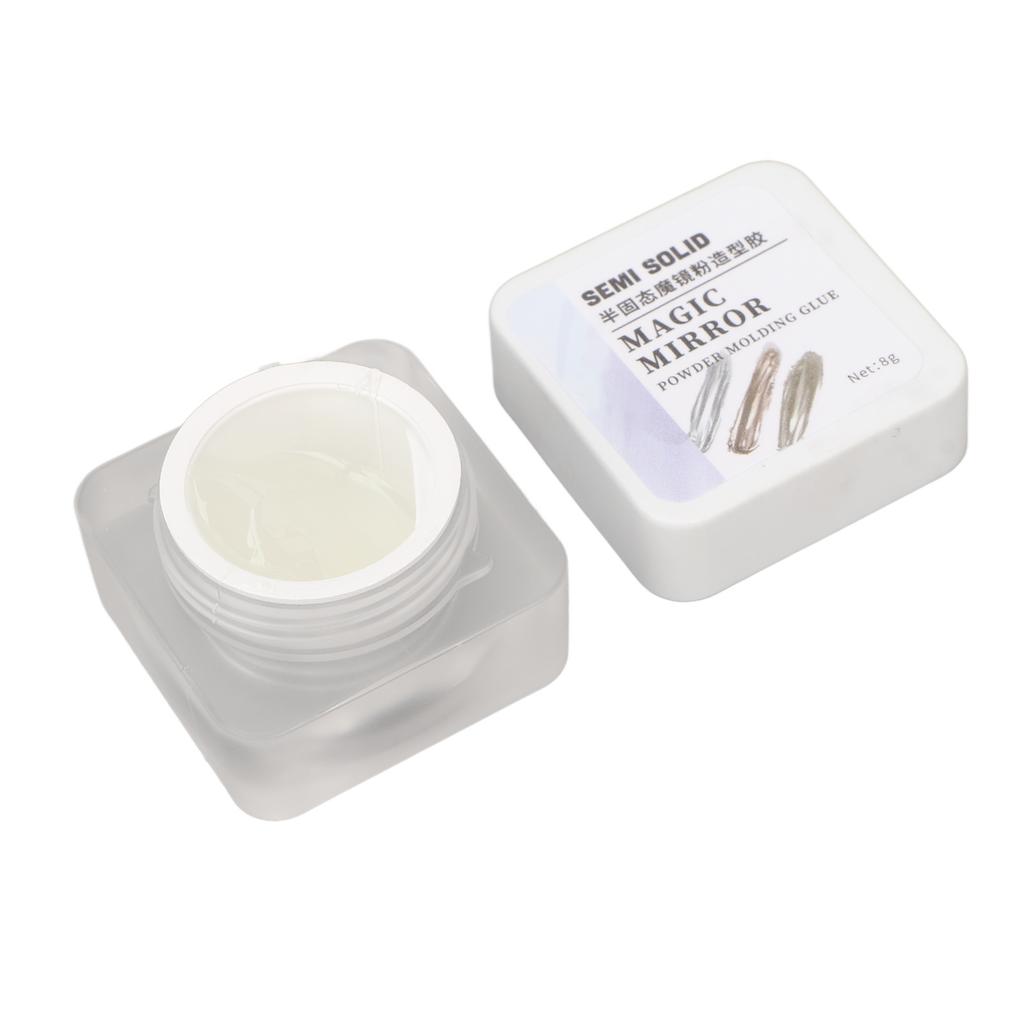 Mirror Powder Molding Glue Professional Nail Art Rhinestone Metallic Powder Glue for Nail Artist