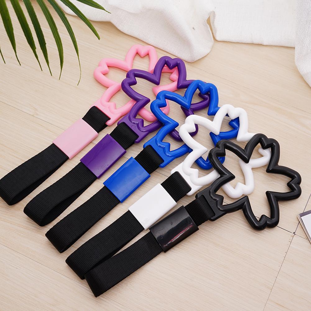 1pcs Tsurikawa Heart JDM Train Bus Handle Hand Strap Styling Drift Charm Strap Drift Auto Accessories Car Strap